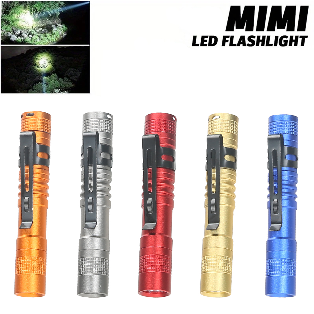 Outdoor Lighting Nearby - Мини-портативный светодиодный фонарик-ручка с зажимом, ультра