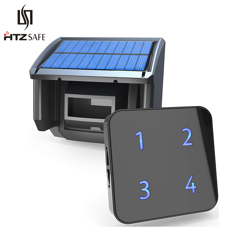 Wired Pathway Light - HTZSAFE 400 метров Солнечная Беспроводная сигнализация
