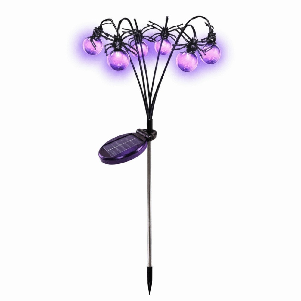 Outdoor Lighting Front Yard - Фиолетовый светильник-скелет для Хэллоуина, в форме