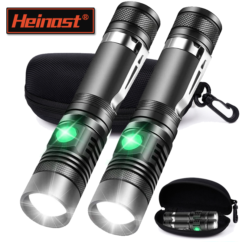 Outdoor Lighting Nearby - Перезаряжаемый ручной фонарик T6, использование 18650,