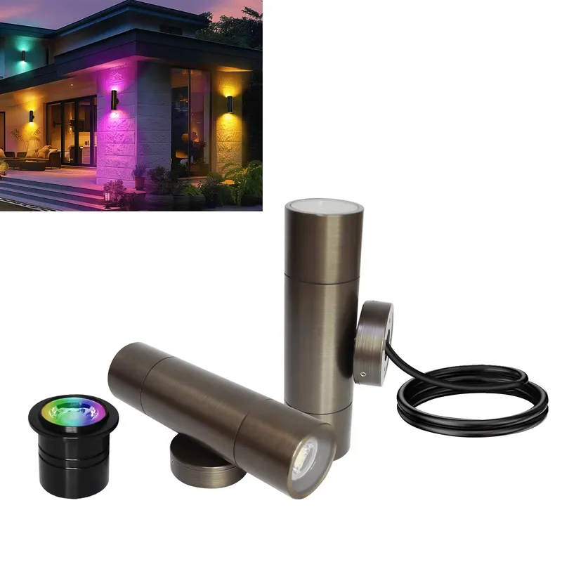 Wall Lighting Outdoor - Прочный латунный уличный светодиодный настенный светильник