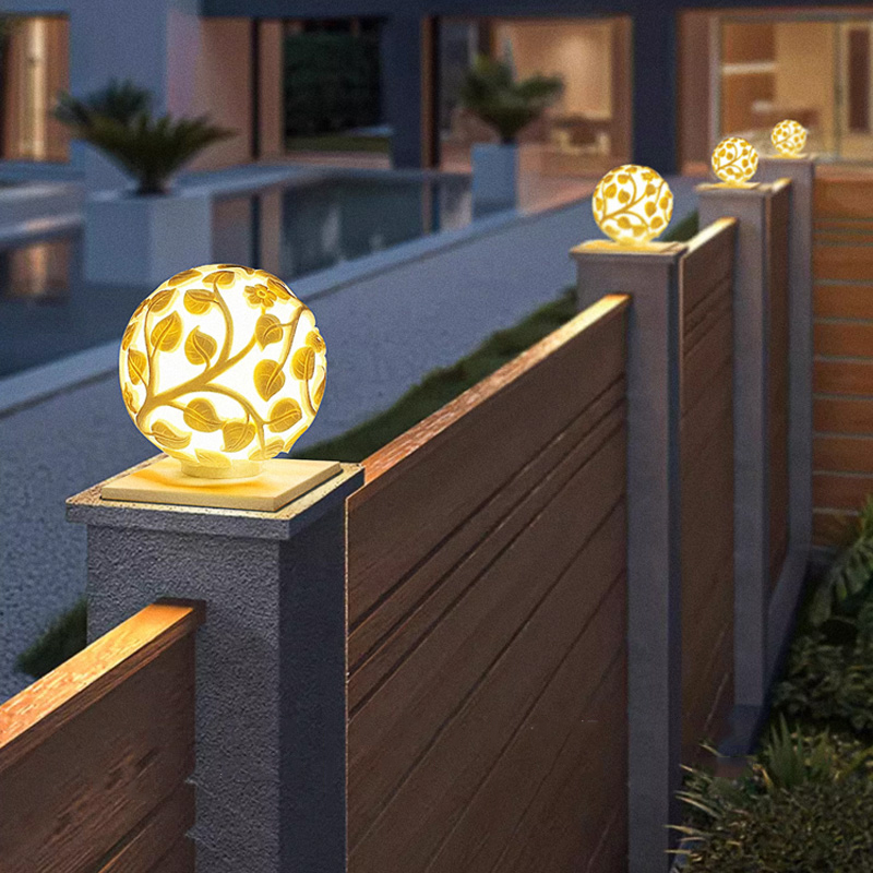 Outdoor Lighting Lamps - Уличные колонные светильники, солнечные светодиодные колонные