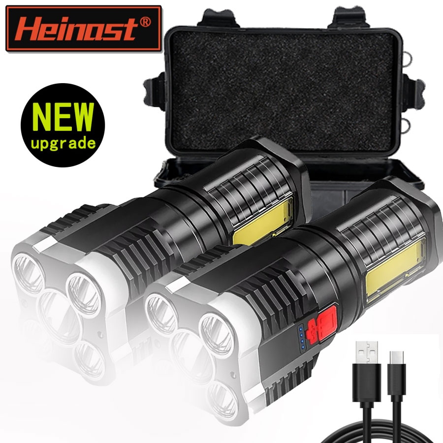 Outdoor Lighting Spotlight - 5 светодиодных фонариков высокой мощности, перезаряжаемый