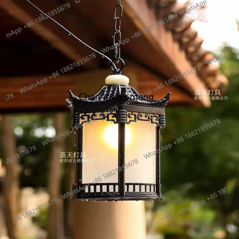 Outdoor Lighting Chandelier - Новое поступление, китайская люстра-павильон, старинный двор,