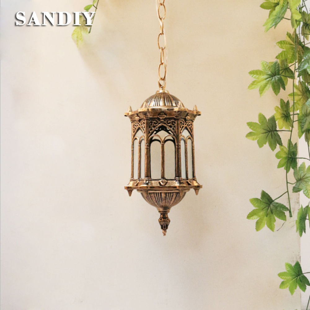 Outdoor Lighting Chandelier - SANDIY уличный подвесной светильник в стиле