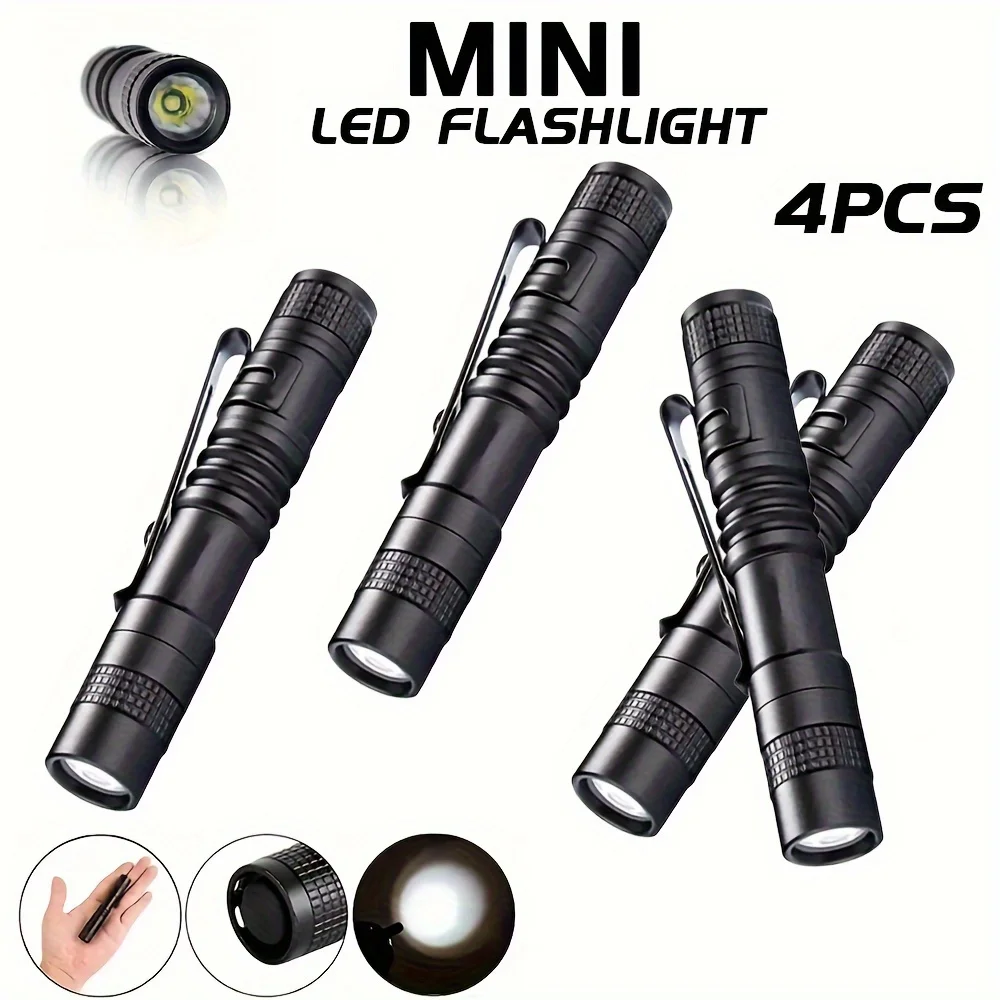 Outdoor Lighting Nearby - 1-4 шт. мини портативный светодиодный фонарик-ручка