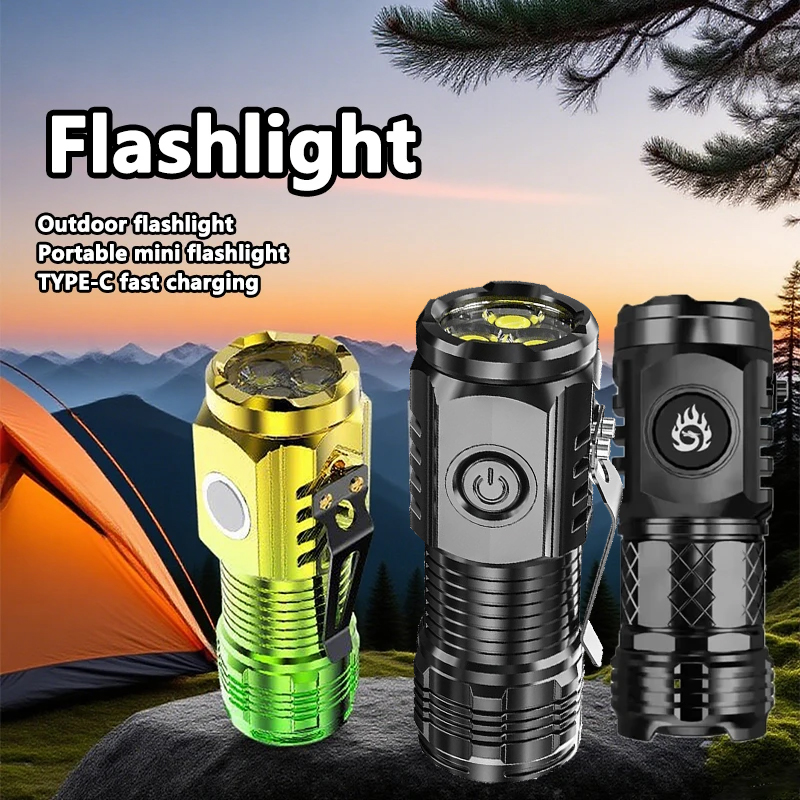 Outdoor Lighting Nearby - Супер яркий мини-светодиодный фонарик, перезаряжаемый светильник