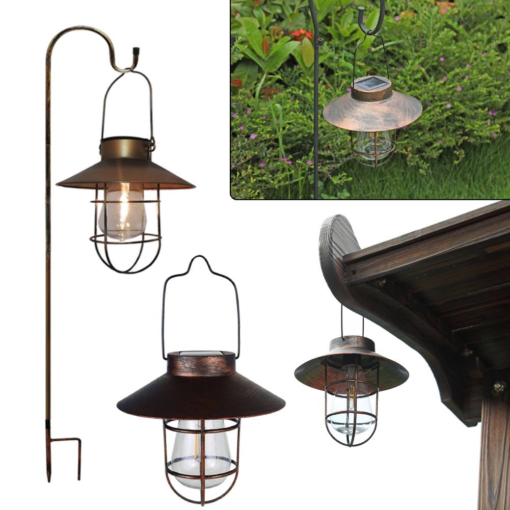 Outdoor Lighting Chandelier - Солнечный ретро фонарь для кемпинга водонепроницаемый