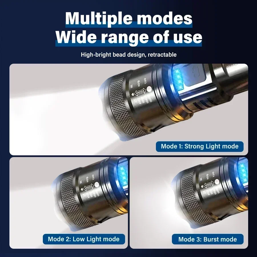 Супер яркий светодиодный фонар – обзор и цена Outdoor Lighting Rechargeable
