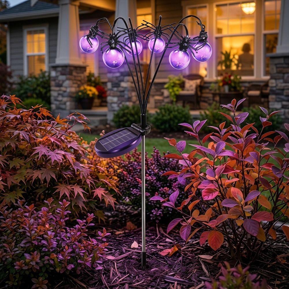 Фиолетовый светильник-скелет д – обзор и цена Outdoor Lighting Front Yard