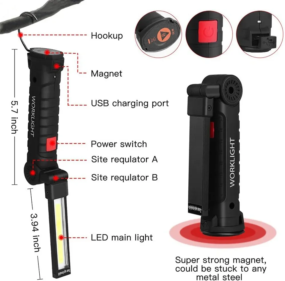 Портативный светодиодный фонар – обзор и цена Outdoor Lighting Rechargeable