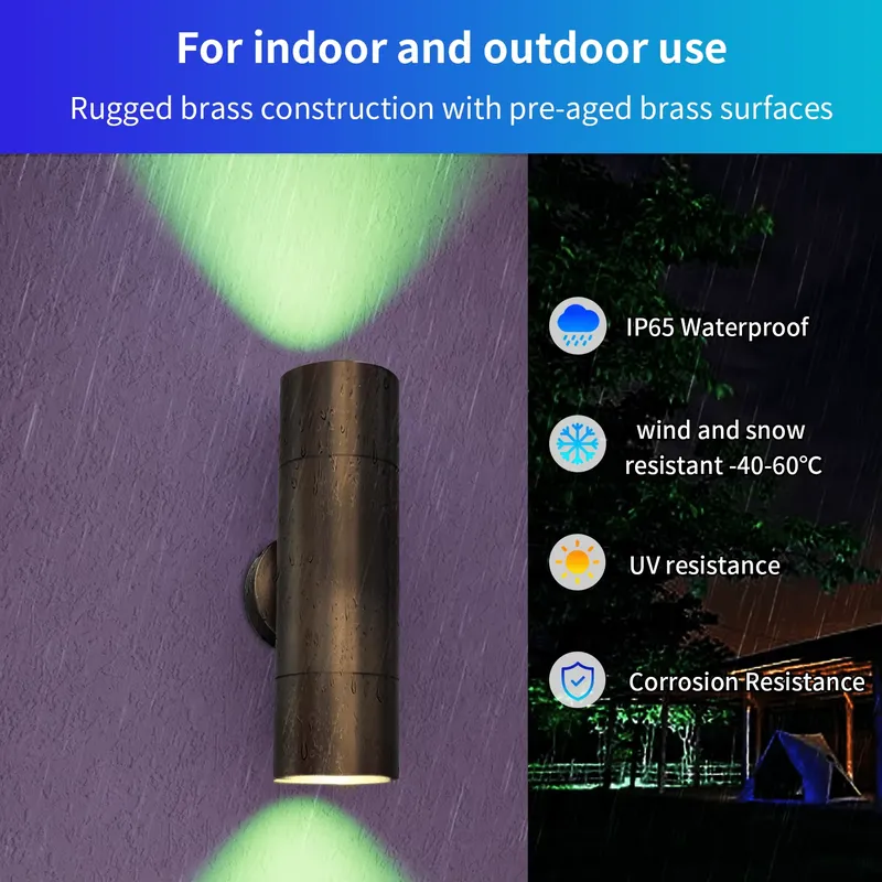 Прочный латунный уличный свето – обзор и цена Wall Lighting Outdoor