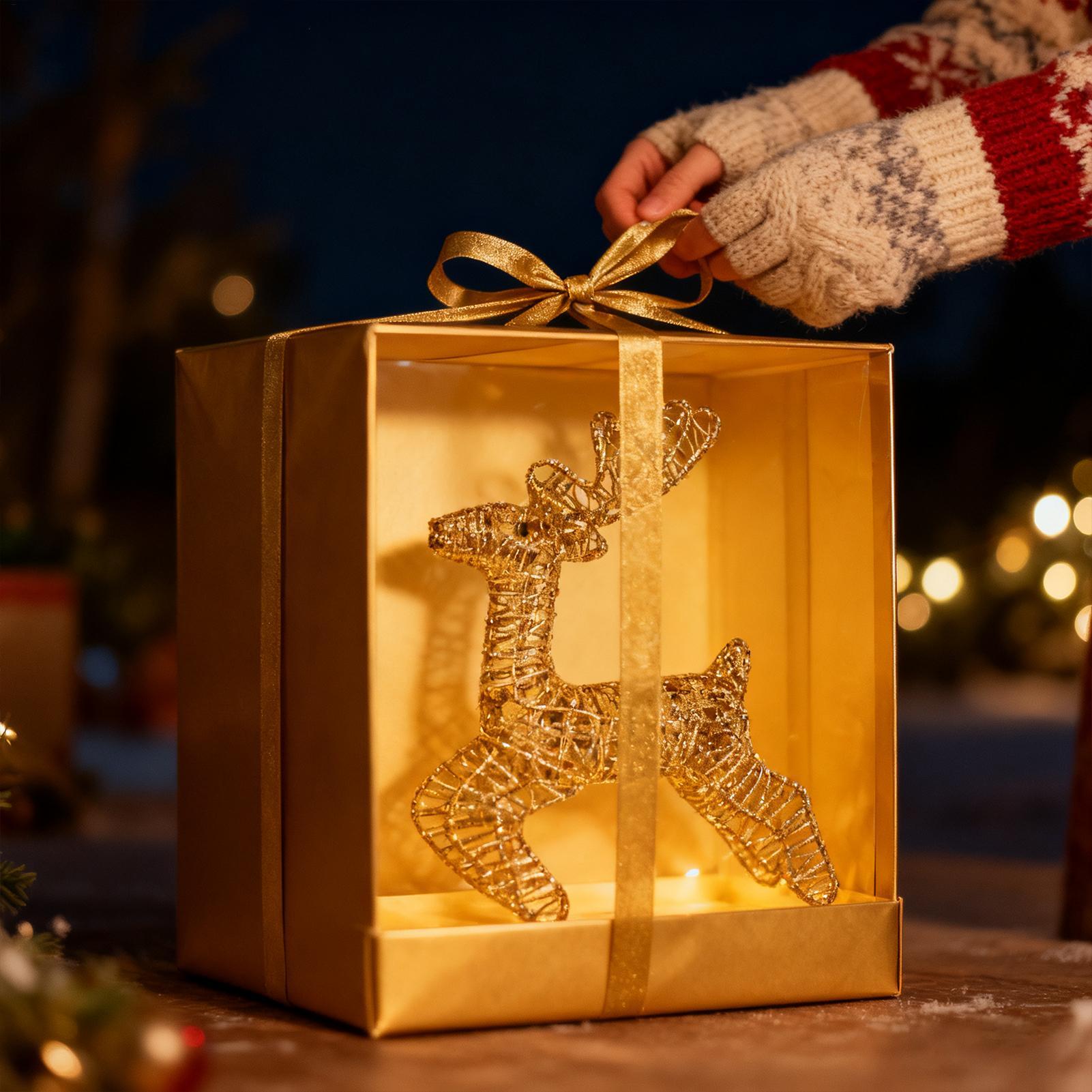Освещенный рождественский олен – обзор и цена Outdoor Lighting Front Yard