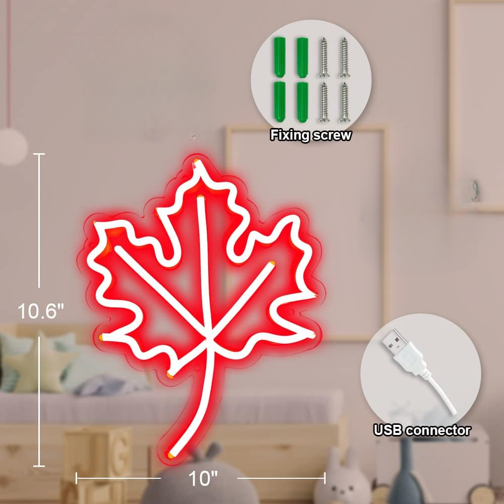 Неоновая вывеска «Кленовый лис – обзор и цена Outdoor Lighting Canada