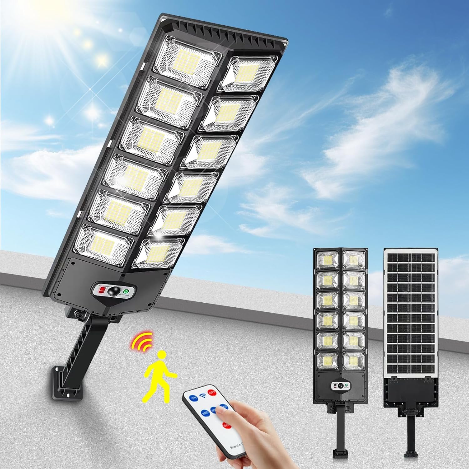 12000LM Солнечные уличные фона – обзор и цена Outdoor Lighting Front Yard