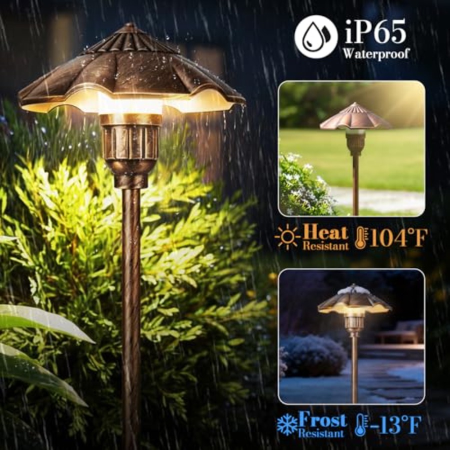 Низковольтные ландшафтные свет – обзор и цена Wired Pathway Light