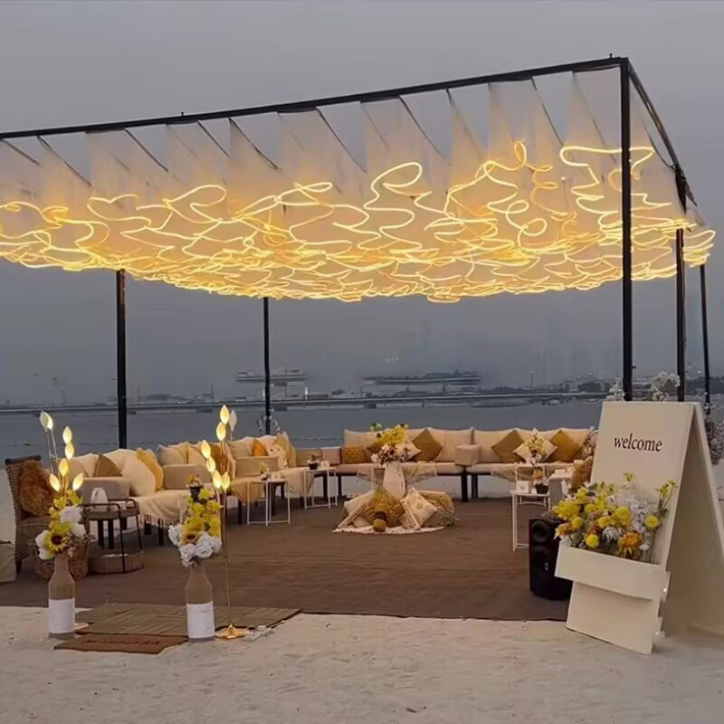 Светодиодная светящаяся волноо – обзор и цена Lighting Wedding Outdoor