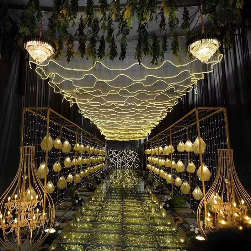 Светодиодная светящаяся волноо – обзор и цена Lighting Wedding Outdoor