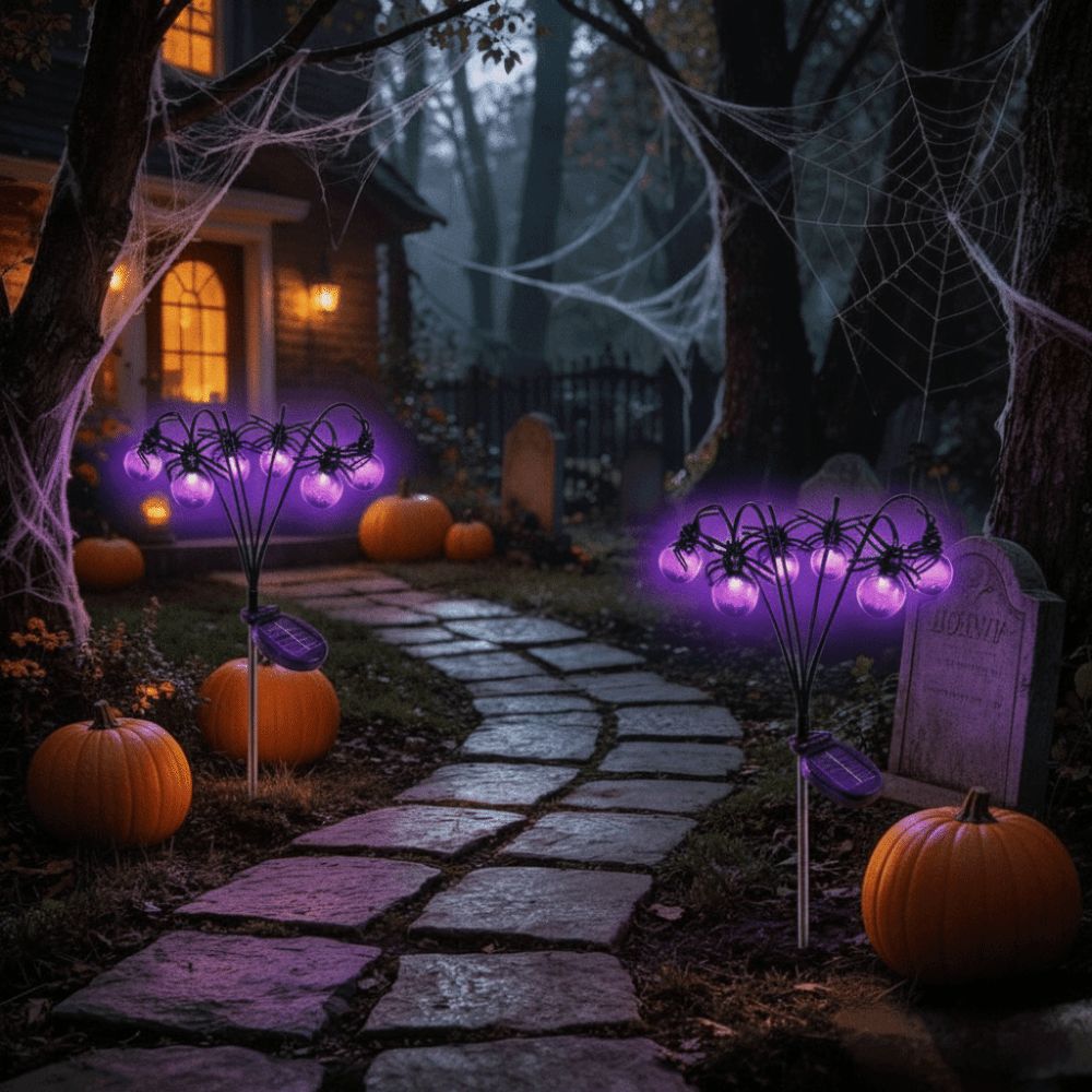 Фиолетовый светильник-скелет д – обзор и цена Outdoor Lighting Front Yard