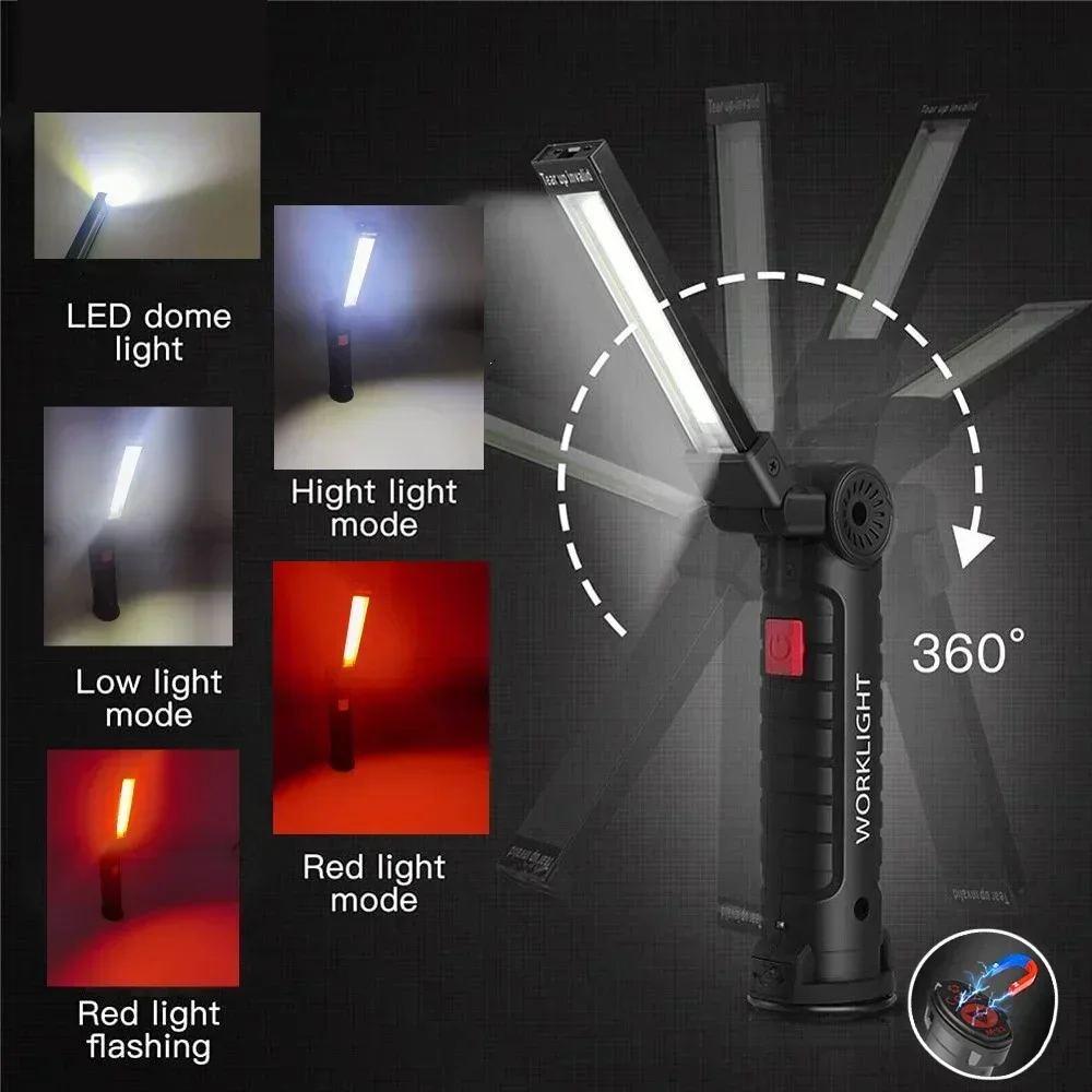 Светодиодный фонарик COB, пере – обзор и цена Outdoor Lighting Rechargeable