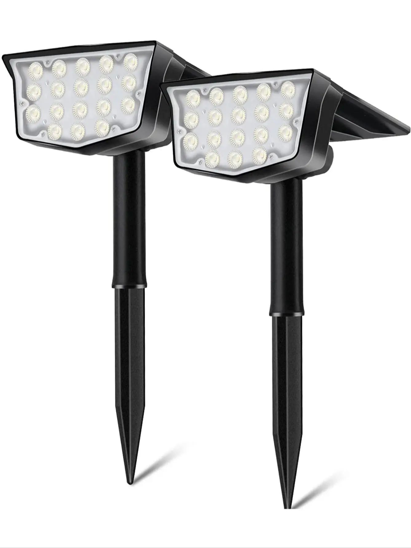 2 шт. солнечных уличных прожек – обзор и цена Outdoor Lighting Spotlight