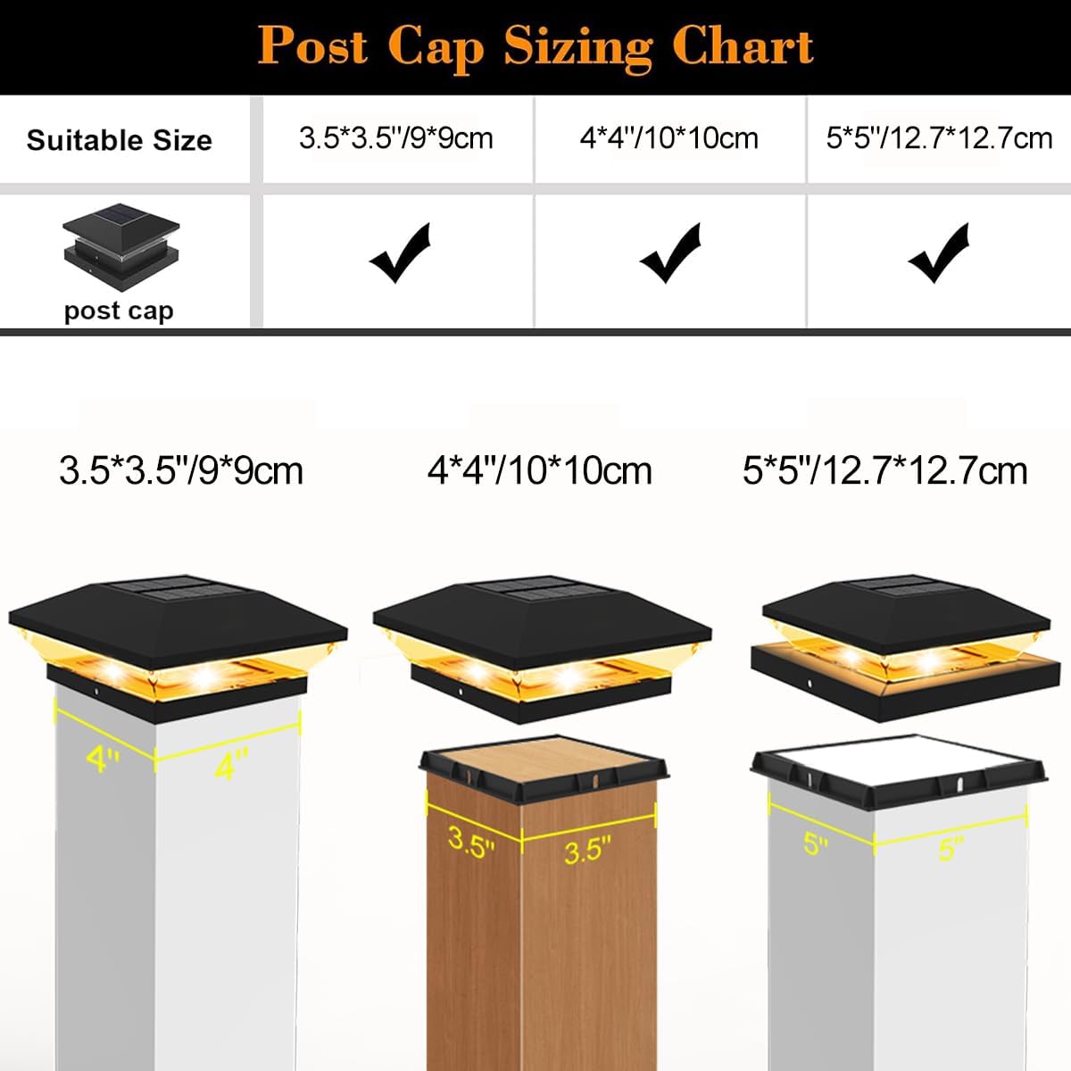 Солнечные светильники для стол – обзор и цена Post Cap Light